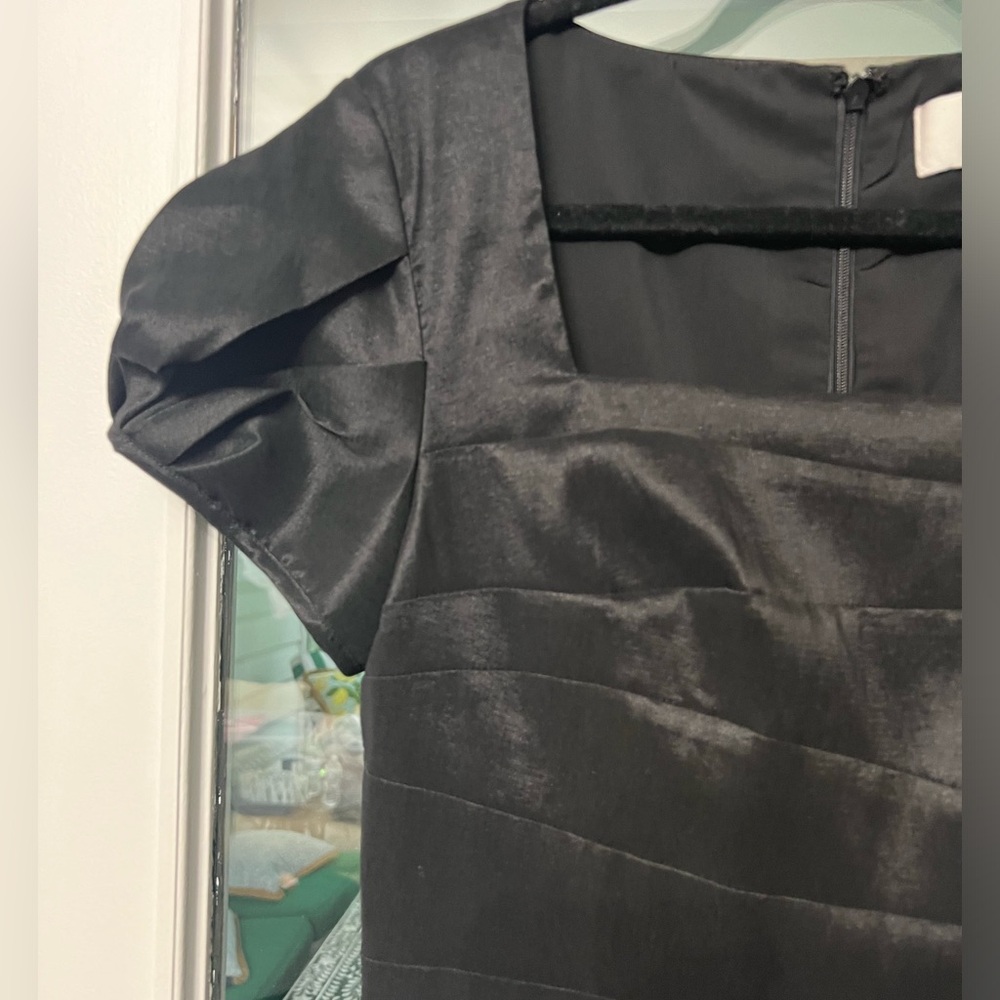💃🖤BADGLEY MISCHKA🖤💃BLACK DRESS SIZE 4 - Picture 4 of 7